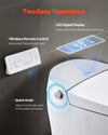 Vevor Smart Toilet Elongated Auto Freshening with Heated Seat New