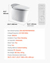 Vevor Smart Toilet Elongated Auto Freshening with Heated Seat New