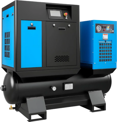 Vevor Rotary Screw Air Compressor with Refrigerated Dryer 80 Gal. 125 PSI 10 HP 230V New