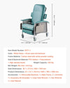 Vevor Medical Recliner Chair 4-Position Trendelenburg with 2 Trays New
