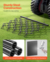 Vevor Drag Harrow 5.8 x 4.8 ft Chain ATV Lawn Rake for Landscape Leveling New