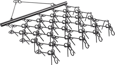 Vevor Drag Harrow 5.8 x 4.8 ft Chain ATV Lawn Rake for Landscape Leveling New