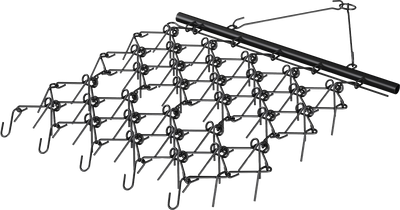 Vevor Drag Harrow 4' x 4' Heavy-Duty Chain Mat with 69 Teeth New
