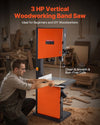 Vevor Woodworking Band Saw 18" with 27" x 20" Table 2240W 3 HP Motor New