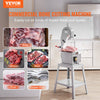 Vevor Commercial Electric Meat Bandsaw 1500W Stainless Steel 0.16-7.9" Cut Thickness New