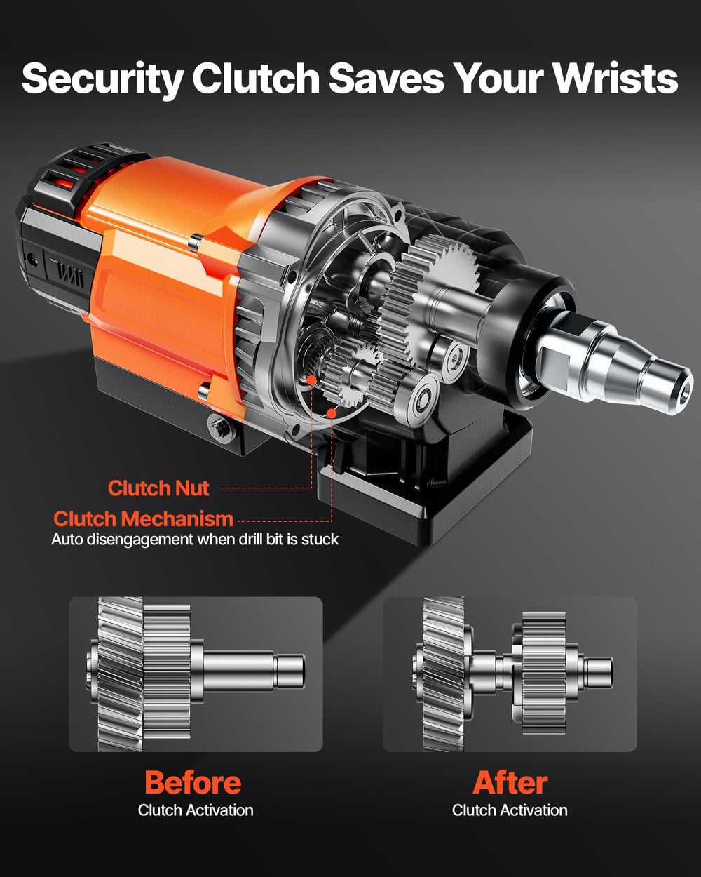 Vevor Diamond Core Drill with Stand-Mount 8 Bits 800 RPM Wet & Dry Drilling 3000W New