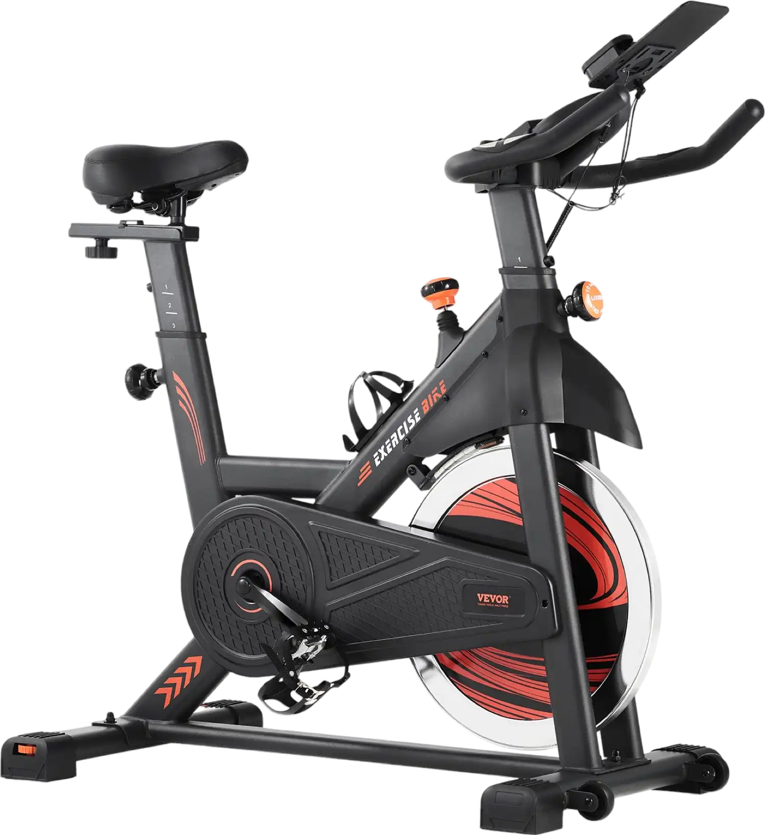 Vevor Exercise Bike Magnetic Resistance 35 Lbs Flywheel Stationary Indoor Cycling New