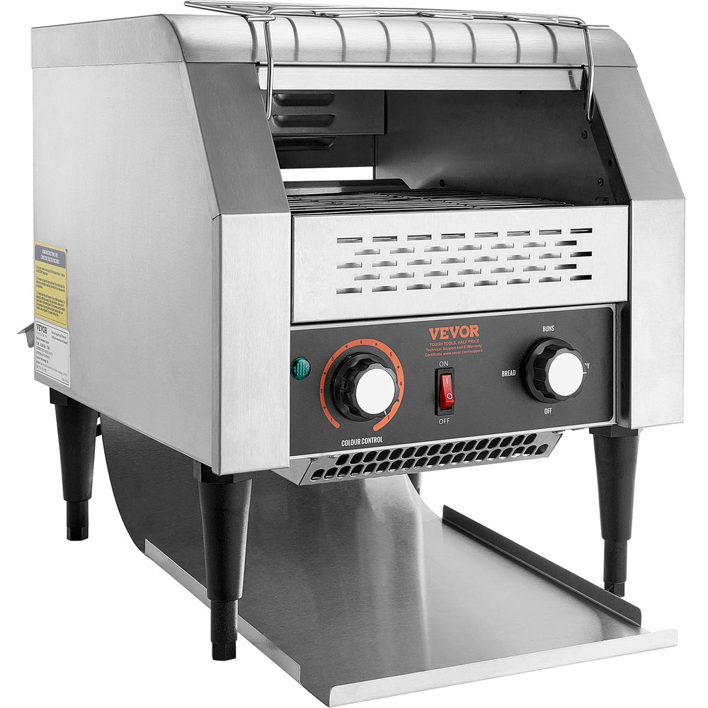 Vevor Commercial Conveyor Toaster 300 Slices per Hour Stainless Steel New