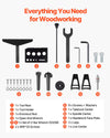 Vevor Woodworking Lathe 2 HP Variable Speed 18 x 40 in Workbench New