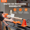 Vevor Wood Lathe with Copy Attachment 13.8" x 37.8" 1HP 750W Variable Speed 700-2600 RPM New