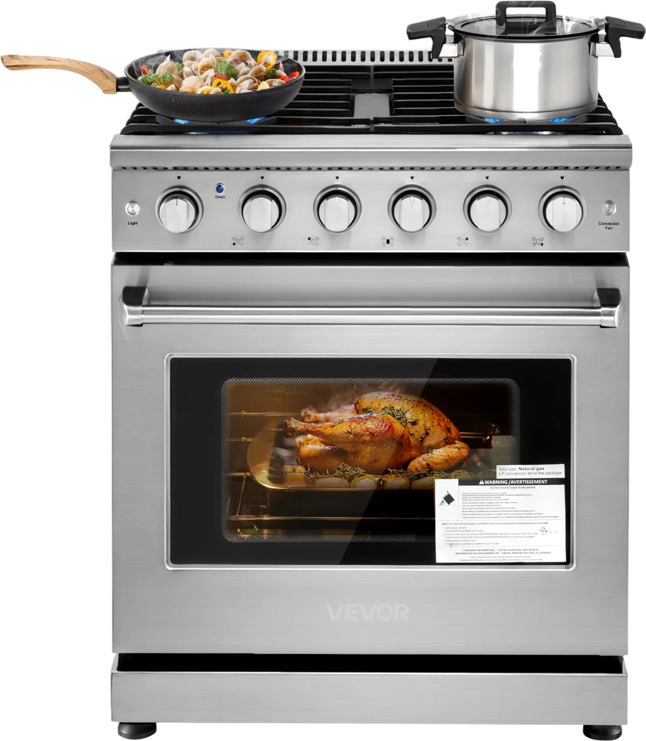 Vevor Gas Range Oven 30