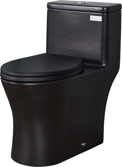 Vevor One-Piece Toilet Elongated Dual-Flush 1.0/1.28 GPF 17.5 in. Seat Height 12 in. Rough-in New