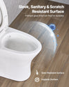 Vevor One-Piece Toilet Elongated Vortex Dual Flush 1/1.28 GPF New