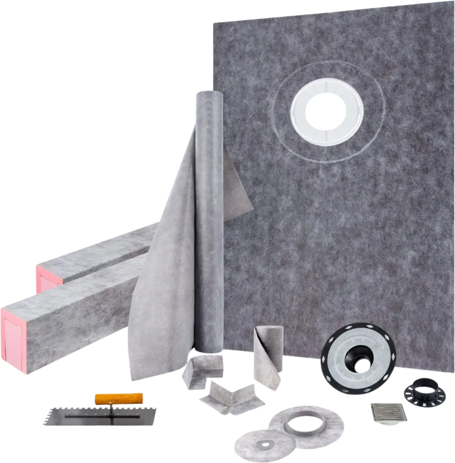 Vevor Shower Curb Install Kit Offset Drain 38