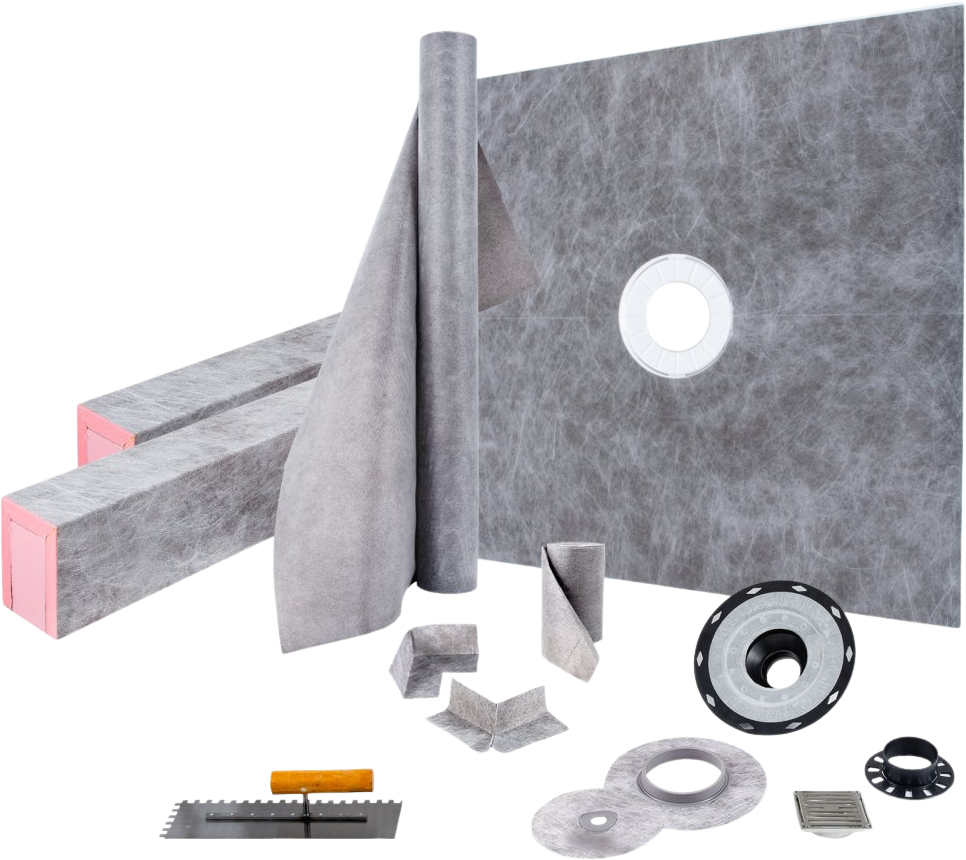 Vevor Shower Curb Install Kit Center Drain 48