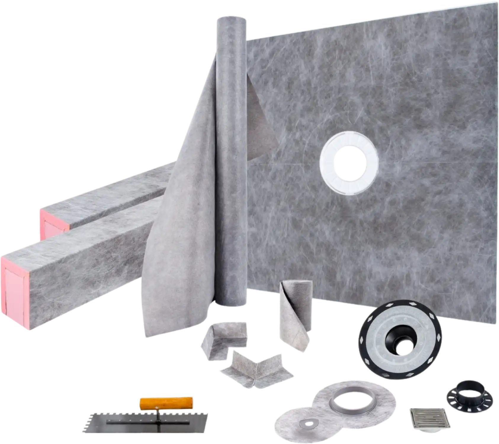 Vevor Shower Curb Install Kit Center Drain 48