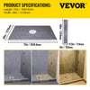 Vevor Shower Curb Kit 48" x 72" Watertight Overlay with 4" Central Drain New