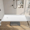 Vevor Shower Pan 60 x 32 in. Single Threshold Acrylic Slip-Resistant with Left Drain Kit New