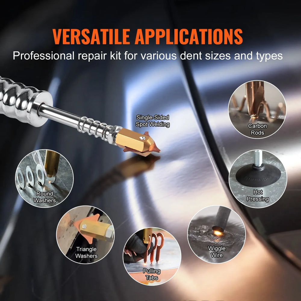 Vevor Stud Welder Dent Repair All-in-One Kit 1800W with 7 Modes New