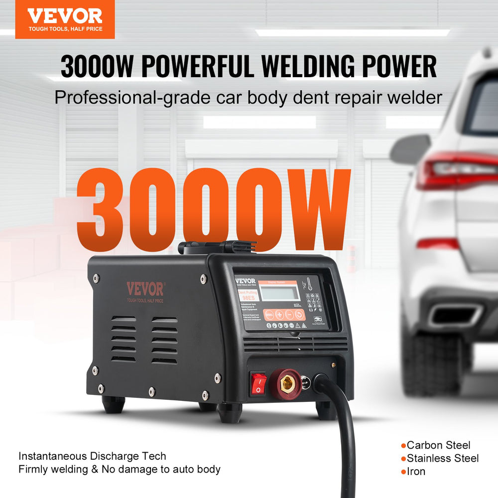 Vevor Stud Welder Dent Repair Kit 3000W with 9 Welding Modes New