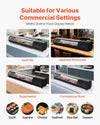 Vevor Display Case Refrigerator 5-Pan 2.9 Cu. Ft with LED Lighting Temp Control New