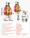 Vevor Electric Hoist Winch 660 lb. Capacity 98.4 ft. Lift Wired/Wireless Remote Control New