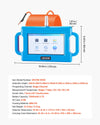 Vevor Underground Water Detectors 1640 ft Depth Locator with 7" Touchscreen Auto Mapping New