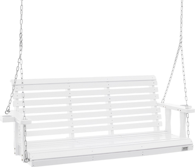 Vevor Wooden Porch Swing 5.5 Ft Patio Bench 880 Lbs Capacity New