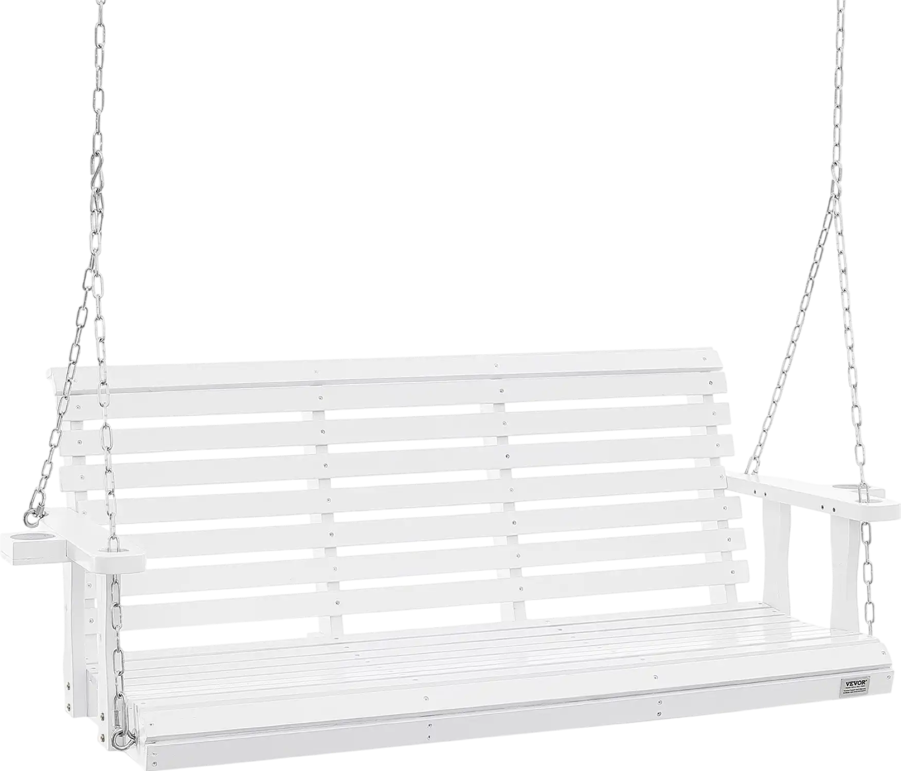 Vevor Wooden Porch Swing 5.5 Ft Patio Bench 880 Lbs Capacity New