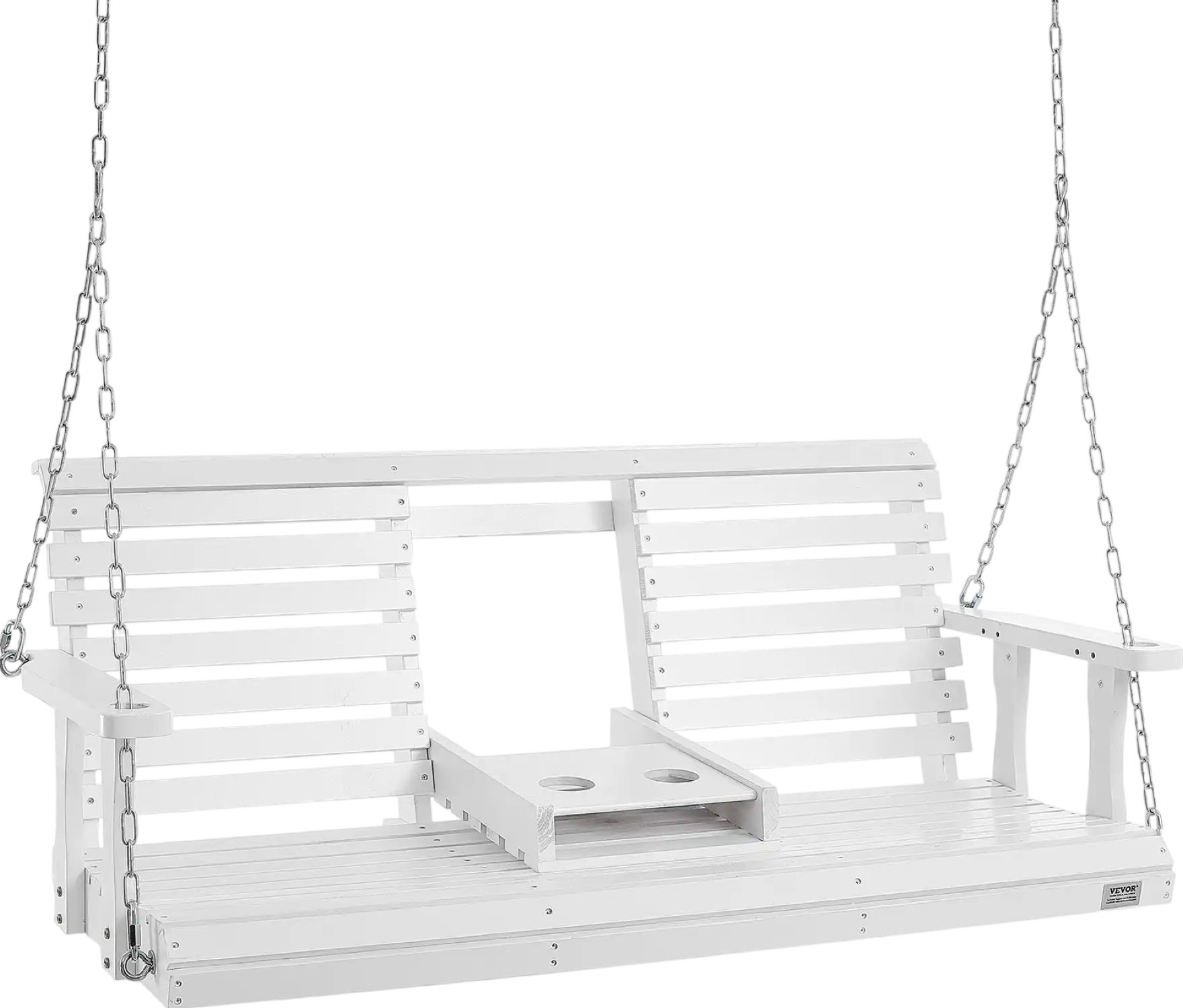 Vevor Wooden Porch Swing 5 Ft Patio Bench 880 Lbs Capacity New