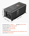 Vevor Pure Sine Wave Inverter Charger DC 12V to AC 120V 2000W New