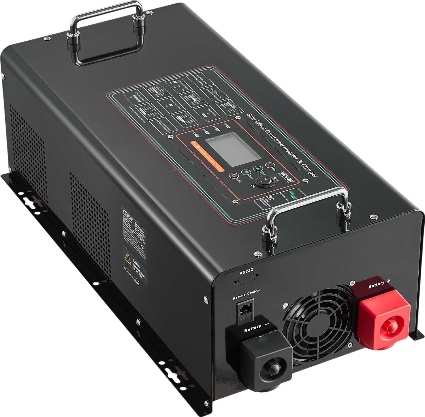 Vevor Pure Sine Wave Inverter Charger 5000W DC 24V to AC 120V New