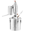 Vevor Alcohol Distiller 50L 13.2 Gallon Stainless Steel Wine Whiskey Home Brewing Kit New