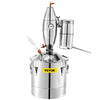 Vevor Alcohol Distiller 50L 13.2 Gallon Stainless Steel Wine Whiskey Home Brewing Kit New