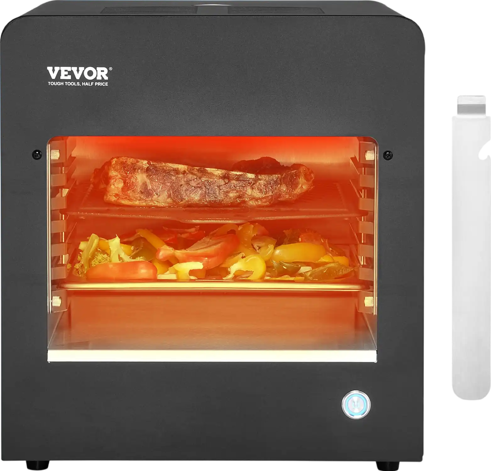 Vevor Electric Grill 1800W Smokeless Infrared Broiler Stainless Steel New