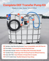 Vevor DEF Transfer Pump Kit 8 GPM for Diesel Exhaust Fluid with Bracket Auto Nozzle 110V New