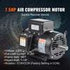 Vevor Air Compressor Motor CW/CCW Rotation 7.5 HP 230V 31.6A 3450 RPM New