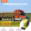 Vevor Winch Straps with Flat Hook 4" x 40' 6000 Lbs Capacity 18000 Lbs Break Strength (10 Pack) New