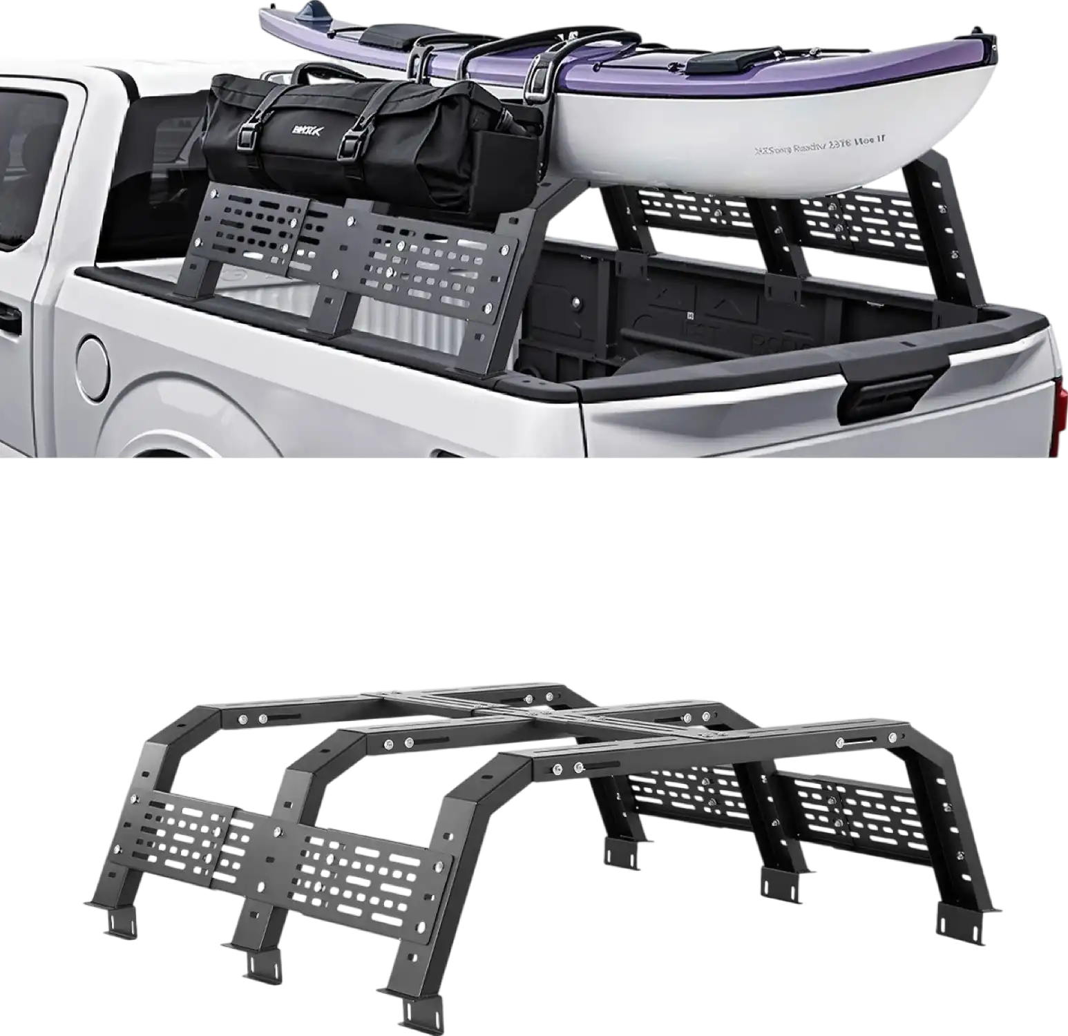 Vevor Overland Truck Bed Rack 900 Lbs Capacity for Mid-Size Pickups New