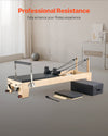 Vevor Pilates Reformer Wood Workout Machine Non-Folding with 6 Resistance Springs New