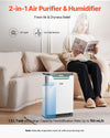Vevor Air Purifier & Humidifier 2000 Sq Ft per Hour HEPA 13 Filter New