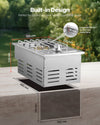 Vevor Side Burner for Outdoor Grill 15,000 BTU Propane and Natural Gas New