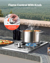 Vevor Side Burner for Outdoor Grill 15,000 BTU Propane and Natural Gas New