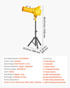 Vevor Foam Machine Handheld 9.8-16.4 ft Spray Range with Stand New
