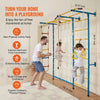 Vevor Kids Wall Gym 7-in-1 Steel Indoor Playground for Climbing New