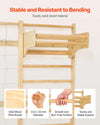 Vevor Swedish Ladder Wall Gym 8-in-1 Wood Jungle Gym Playset 220 lb. Capacity New