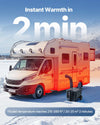 Vevor Portable Diesel Heater 8kW 215-269 Sq. Ft with Bluetooth Remote Control 12V/24V DC New