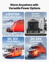 Vevor Portable Diesel Heater 8kW 215-269 Sq. Ft with Bluetooth Remote Control 12V/24V DC New