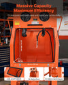 Vevor Sandblasting Cabinet 245 Gal. with Pressurized Tank Media Hopper Dust Collector New