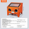 Vevor Sandblasting Cabinet with Blasting Gun & 4 Ceramic Nozzles 40 Gallon 40-120 PSI New